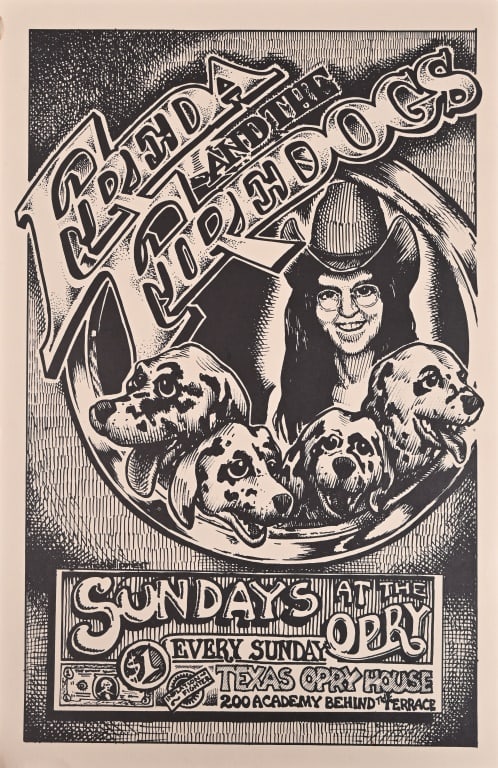 Texas Opry House Freda And The Firedogs Poster (1 of 1)