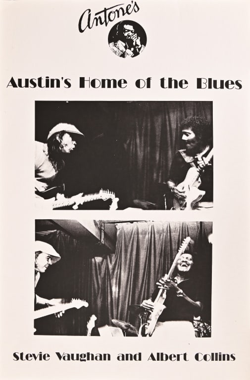 Antone's Stevie Ray Vaughan/Albert Collins Poster (1 of 1)
