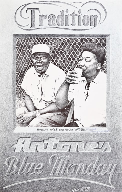 Antone's Howlin' Wolf/Muddy Waters Signed Poster (1 of 1)