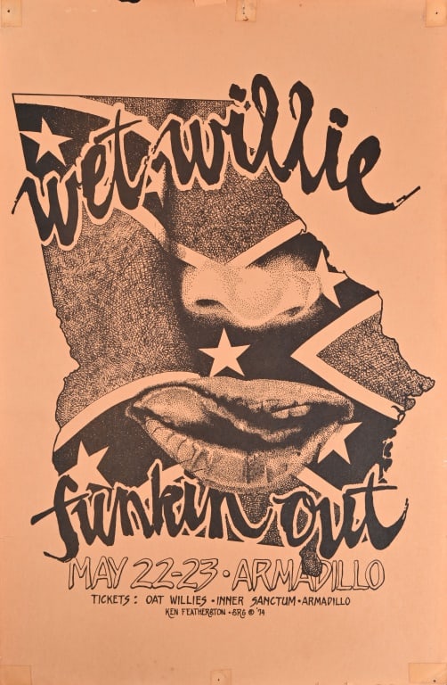 Armadillo World HQ Poster, Ken Featherston '74 (1 of 1)