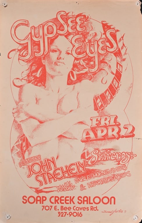 Soap Creek Saloon Gypsee Eyes Poster by Sam Yeates (1 of 1)