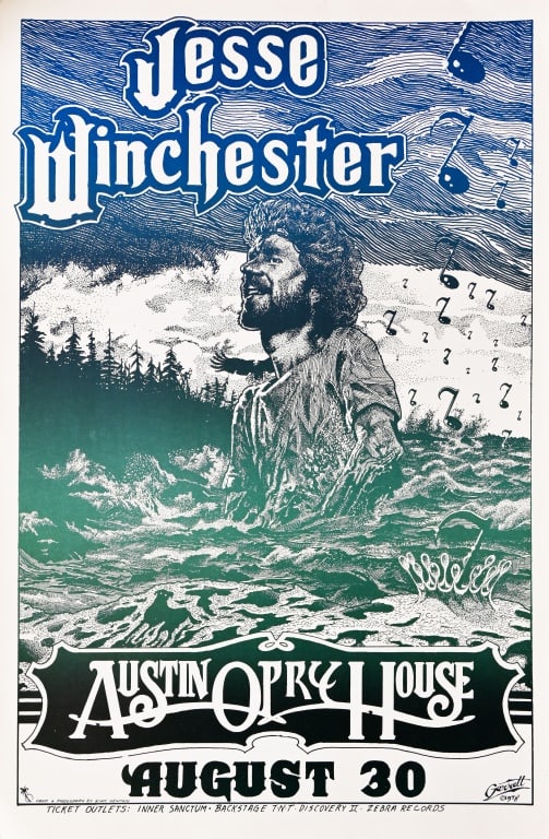 Austin Opry House Poster by Danny Garrett '78 (1 of 1)