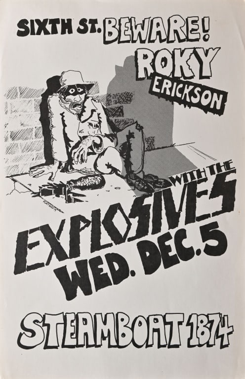 Steamboat 1874 Roky Erickson Poster- Flathead '79 (1 of 1)