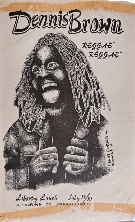 Liberty Lunch Poster by Henry Gonzalez 1981 (1 of 1)