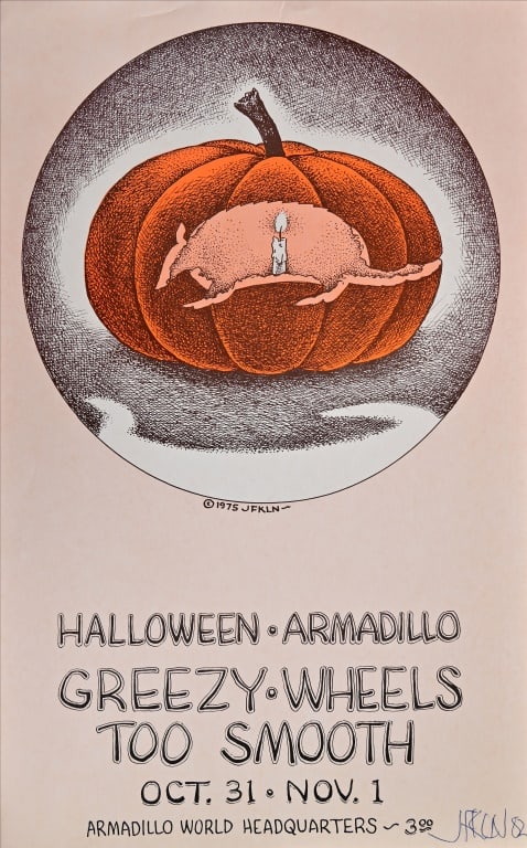 Armadillo World HQ Jim Franklin Signed Poster (1 of 1)