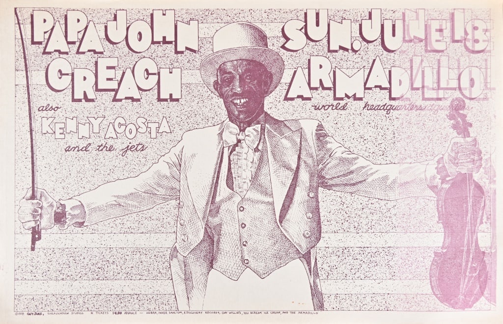 Armadillo World HQ Poster- Guy Juke 1978 (1 of 1)