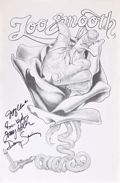 Too Smooth Poster by Ken Featherston- Band Signed: 11x17