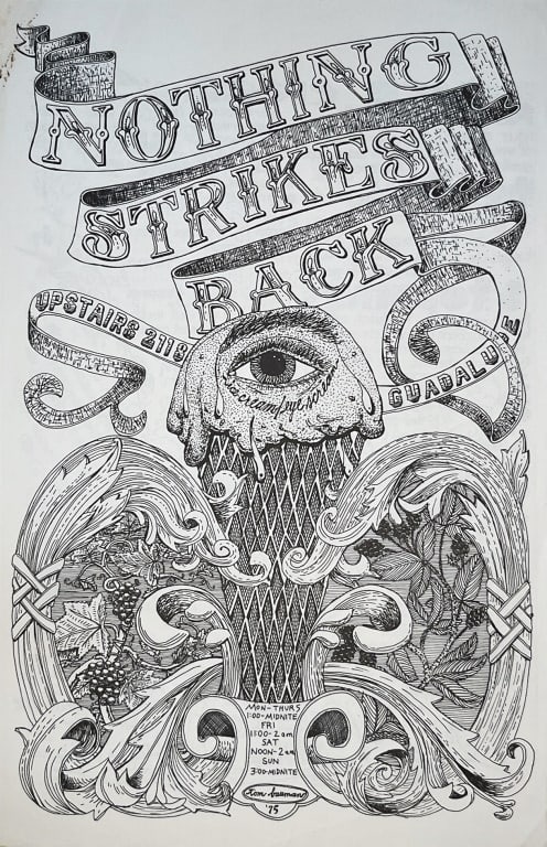 Nothing Strikes Back Ice Cream Poster -Tom Bauman: Poster art by Tom Bauman 1975 Original from the personal collection of artist Rick Turner.