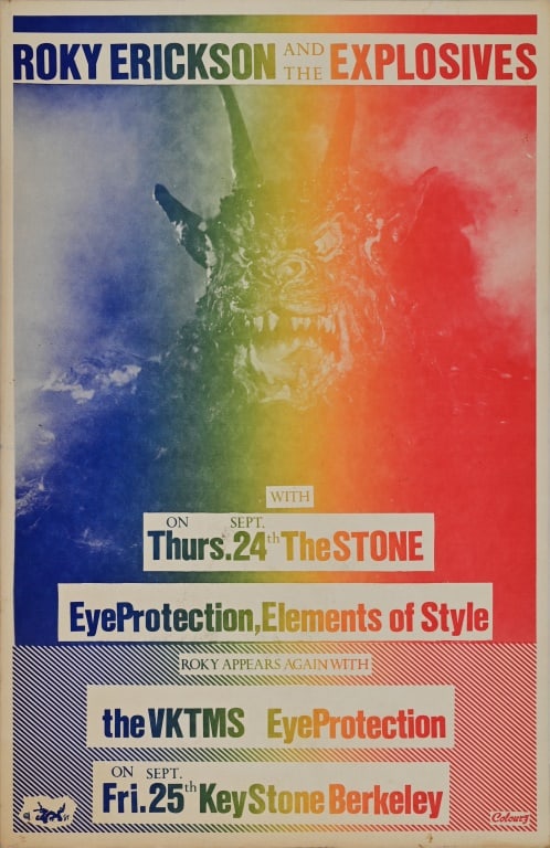 Roky Erickson and the Explosives Poster (1 of 3)