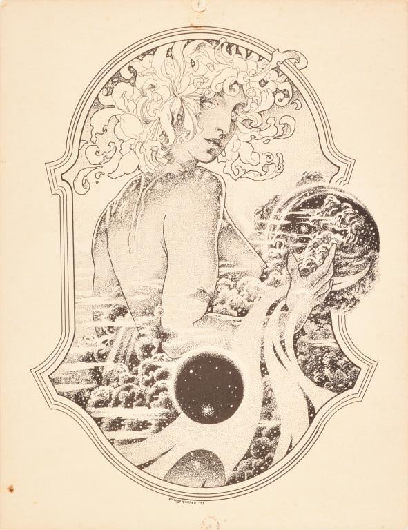 Danny Garrett "Ethereal Woman" Poster 1975 (1 of 2)