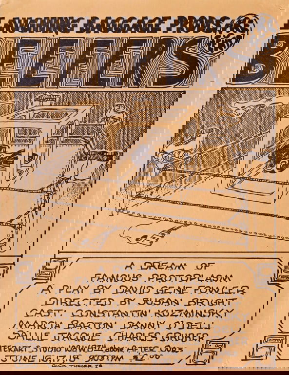 Laughing Baggage Comedy Flyer by Rick Turner '78 (1 of 1)