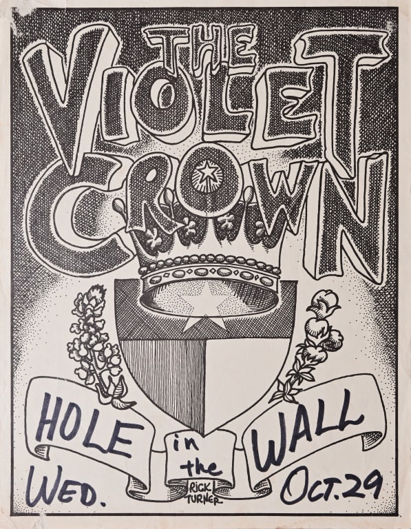 Violet Crown Handbill Austin TX by Rick Turner (1 of 1)