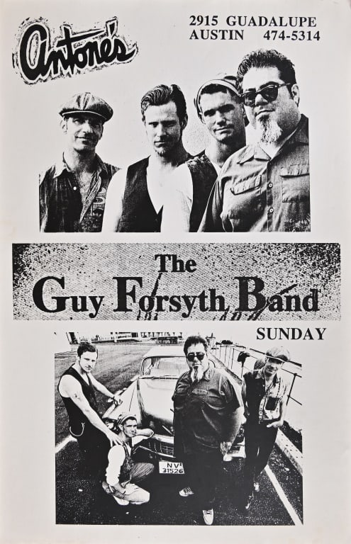 Antones The Guy Forsyth Band Poster (1 of 1)