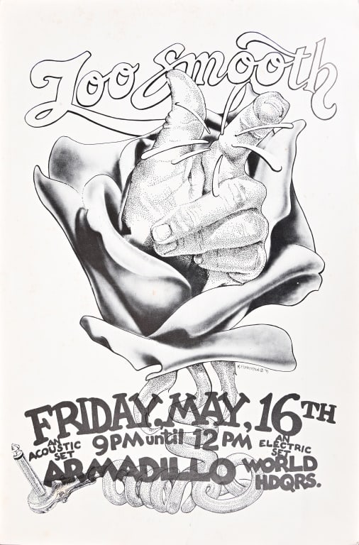 AWHQ Too Smooth Poster Ken Featherston '75: 11.5 x 17.5
