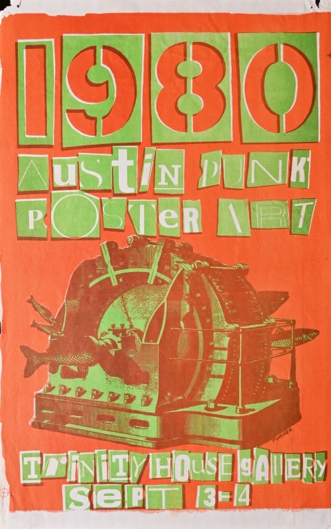 Austin Punk Poster Art Exhibit Poster 1980 (1 of 1)