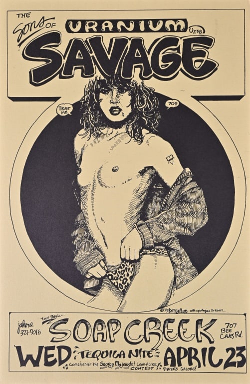 Soap Creek Saloon Poster by Kerry Awn 1975 (1 of 1)