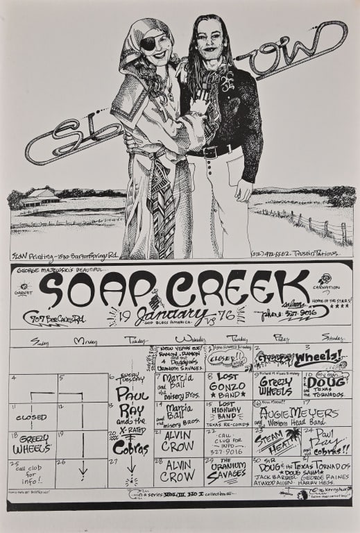 Soap Creek Saloon Calendar January '76- Kerry Awn (1 of 1)