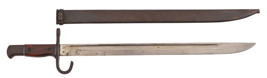 WWII Japanese Type 30 Bayonet: Hikeri Seiki Seisakusho Arsenal marked. Japanese Type 30 Bayonet. Very nice condition bayonet and scabbard.