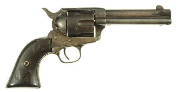 Colt SAA Peacemaker .45: Antique With eagle head grips. Ser #163752