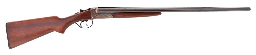 Stevens 311 Double-Barrel Shotgun 16 Gauge: 28" barrels, good bores. Nice bluing on barrels, receiver retains some case hardening. Wood is good with minor handling marks, tight action. Modern.
