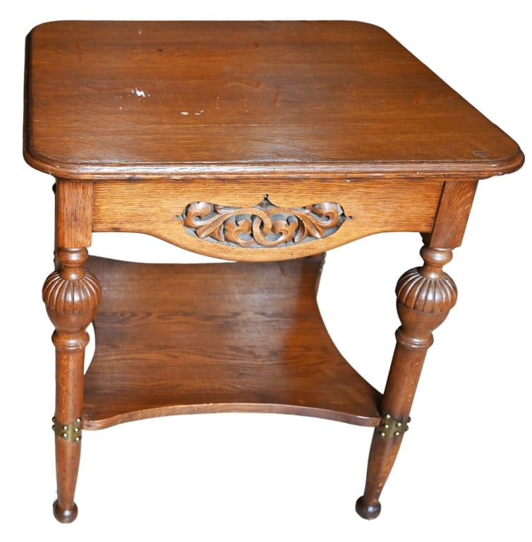Oak Side Table: Oak Side Table