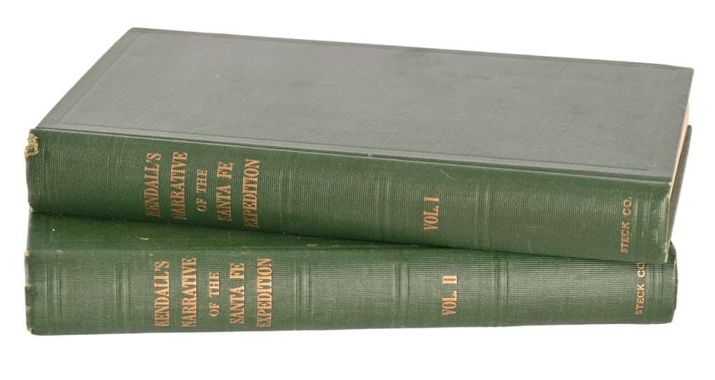 Kendall's Narrative of The Santa Fe Expedition: Volumes 1 & 2 Facsimile Edition (1935) of the original first edition (1844), published by The Steck Company, Austin, Texas.