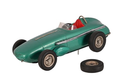 Vintage Pressed Steel Race Car