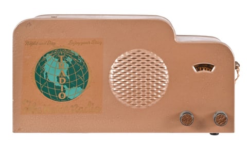 Tradio Coin Operated Hotel Radio c.1940's