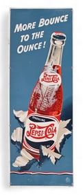 Pepsi-Cola Porcelain Advertising Sign