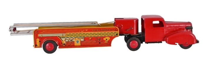Wyandotte Toys Hook & Ladder No. 10 Fire Truck