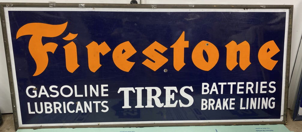 Firestone Porcelain Sign (1 of 2)
