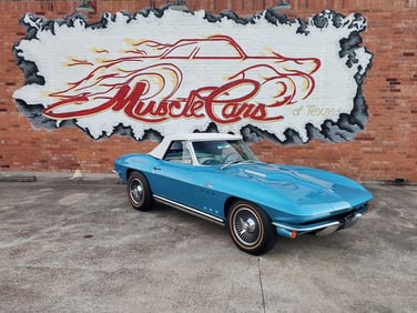 1965 Nassau Blue Corvette