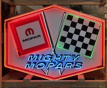 Mighty Mopar Neon Sign