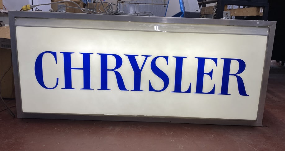 Chrysler Dealership Sign (1 of 2)