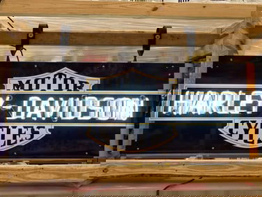 Harley Davidson Double Sided Neon Advertising Sign