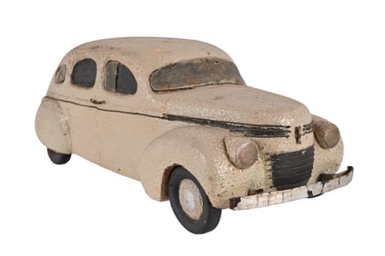 Hand Carved Vintage Automobile Manufacturer Model