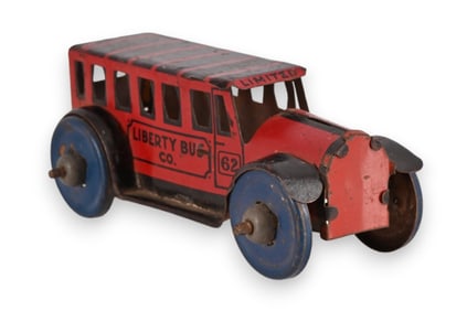Marx Liberty Bus Tin Toy No. 62