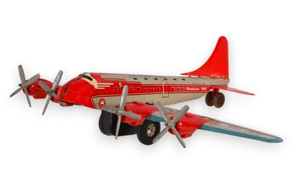 Marx Skycruiser Stratoliner 700 Tin Toy Airplane