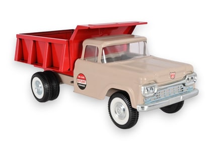 NY Lint Toys Ford Dump Truck No 6100 Hydraulic