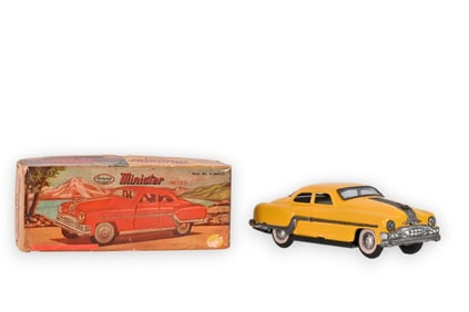 1954 Pontiac Minister Deluxe Tin Friction Car