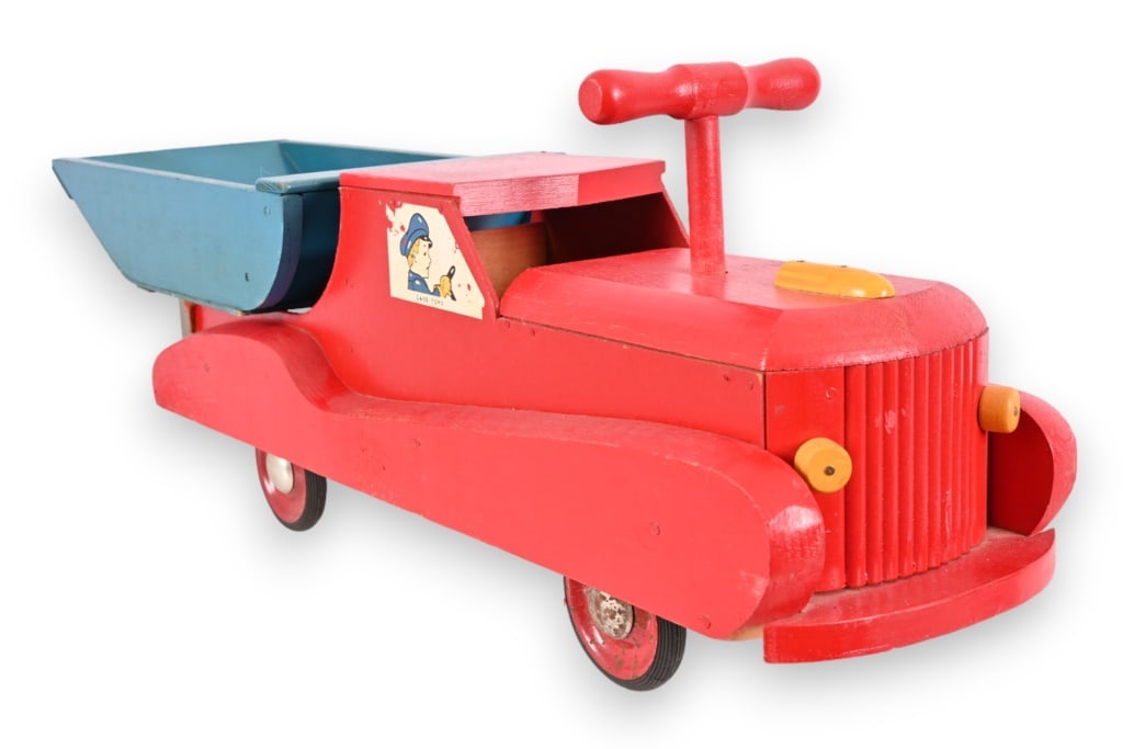 Cass Toys Ride-On Wooden Dump Truck: Cass Toys Ride-On Wooden Dump Truck