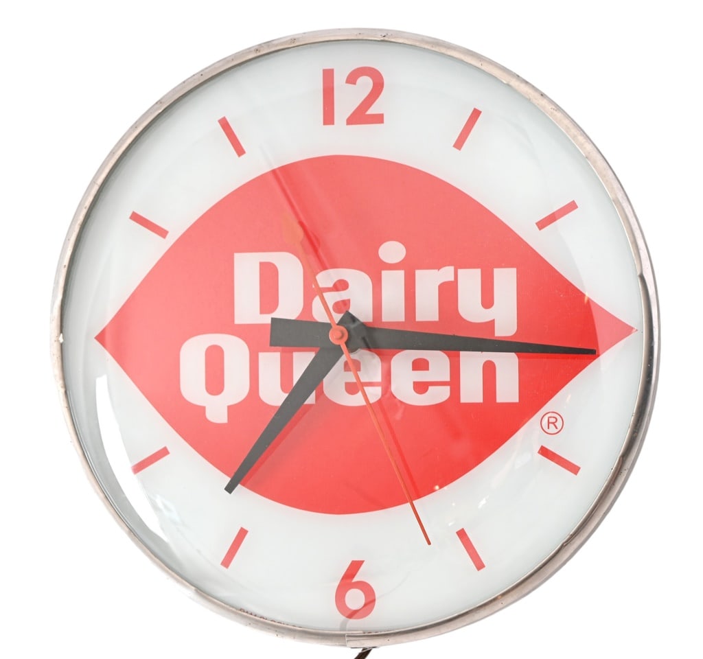 Dairy Queen PAM Advertising Clock c.60's-70's (1 of 3)