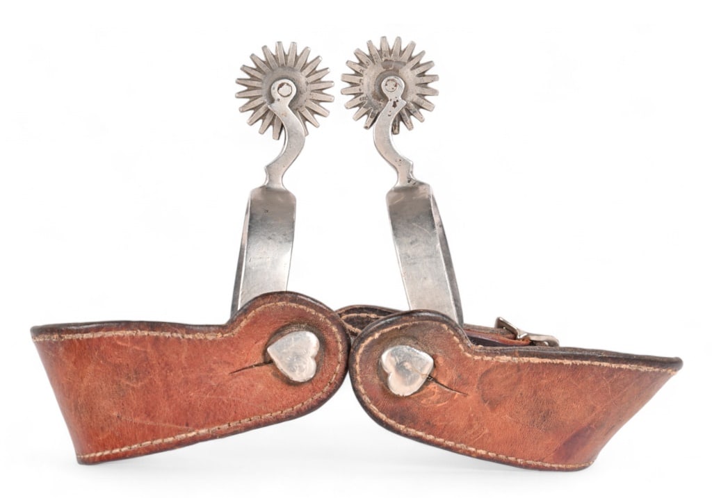 McChesney Heart Button Spurs: McChesney Heart Button Spurs