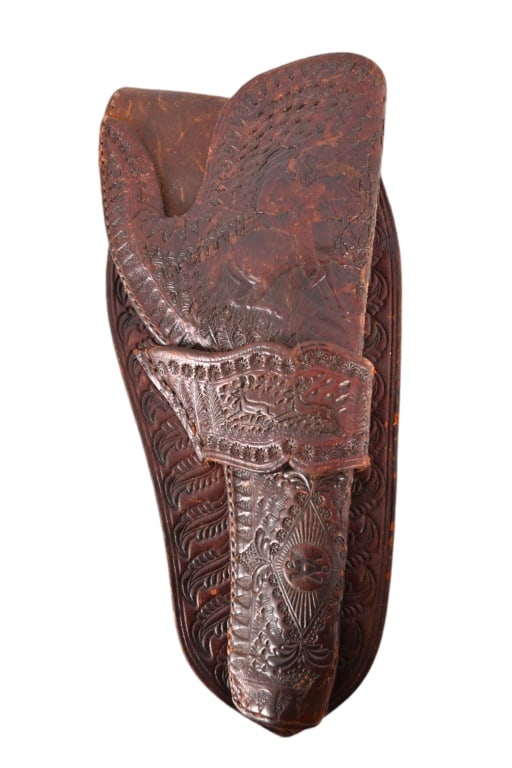 Horse & Rider Holster: Very good condition considering age, Catalog marked 406X.