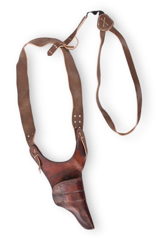Heiser Marked Shoulder Holster: Catalog marked "100"