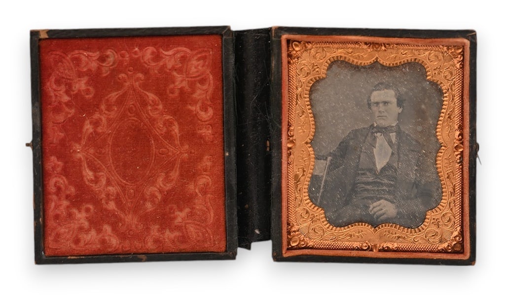 Bailie Peyton Jr., Daguerreotype: From the John Coffee Hays, Applewhite-Clark Collection. Balie Peyton, Jr. (1833-1862), son of Baillie Peyton, Sr. and second cousin of John C. Hays. (1/6 plate) was Confederate Lieutenant, 20th Tennes