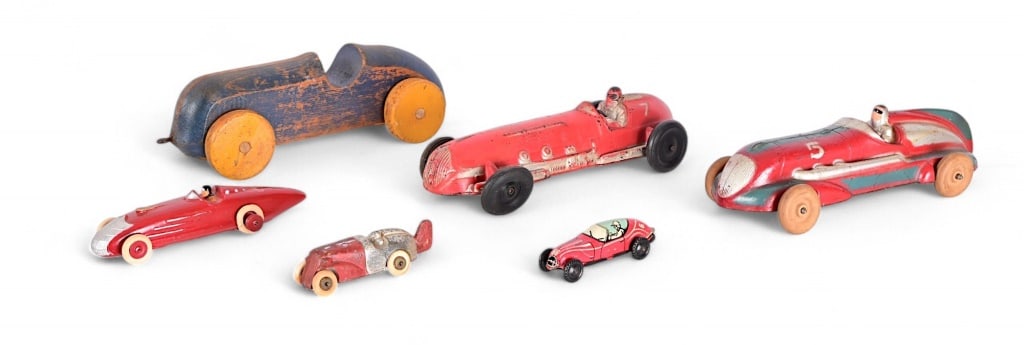 Collection of Vintage Auburn Racer Toys: Collection of Vintage Auburn Racer Toys