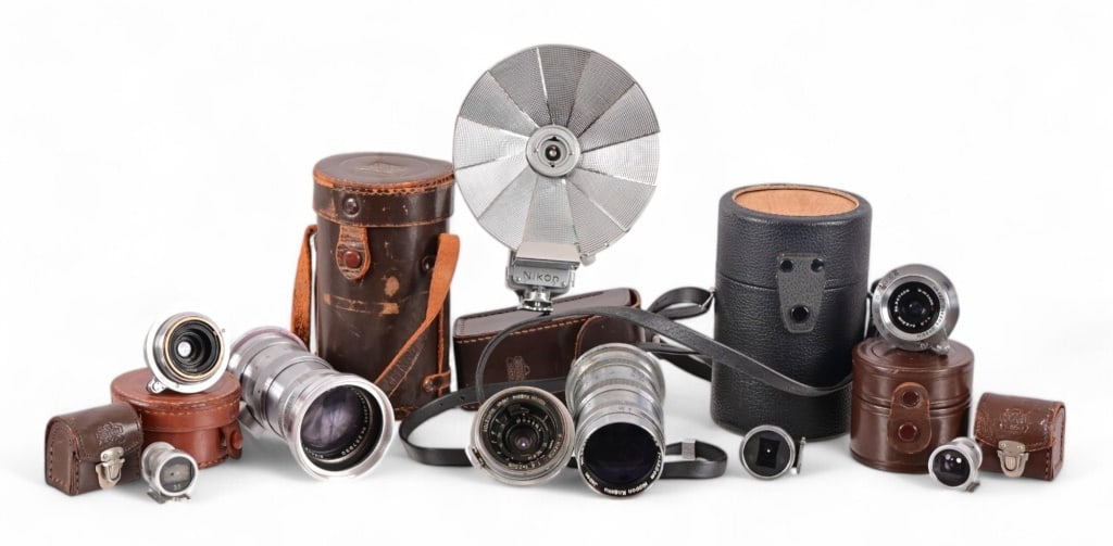 Collection of Vintage Nippon Kogaku Camera Optics: Collection of Vintage Nippon Kogaku Camera Optics