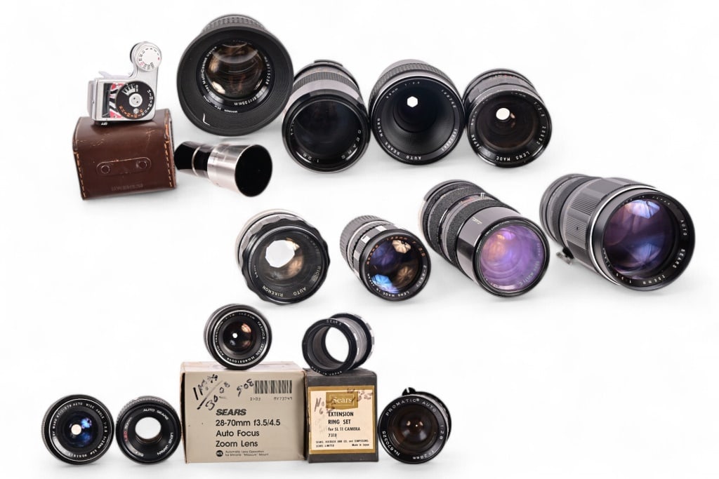 Vintage Japan Camera Optics, Sears Marketed: Sears, Montgomery Ward