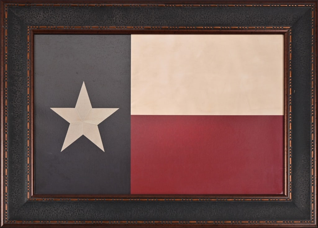 Texas Flag Print Framed: Texas Flag Print Framed